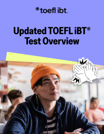 Visão geral do teste TOEFL IBT