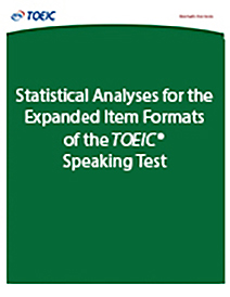 leia mais sobre Análises Estatísticas para os Formatos Expandidos de Item do Teste de Expressão Oral do TOEIC®