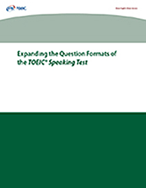 leia mais sobre a expansão dos formatos de perguntas do Teste de Expressão Oral TOEIC