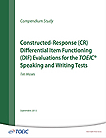 leia mais sobre Avaliações de Funcionamento Diferencial de Item (DIF) com Resposta Construída (CR) para Testes de Fala e Escrita do TOEIC