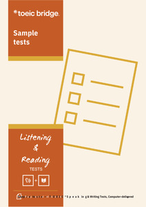 Leitura auditiva de teste de prova do TOEIC Bridge